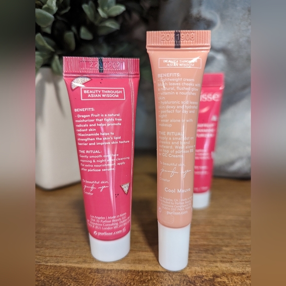 Purlisee Bundle Blush Glow BB Cheek Color Dragonfruit & Niacinamide Moisturizer - Picture 4 of 4